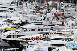 Boats in the scenic Monaco Harbour