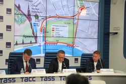 Схема трассы на пресс-конференции Формулы Е в Москве