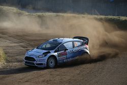 Elfyn Evans and Danielel Barrit, Ford Fiesta WRC M-Sport World Rally Team