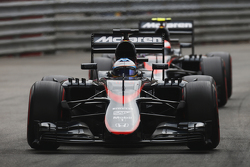 Fernando Alonso and Jenson Button, McLaren MP4-30 Honda