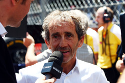 Alain Prost, sur la grille