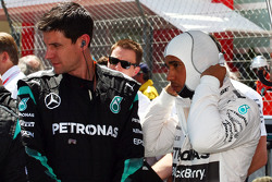 Lewis Hamilton, Mercedes AMG F1 en la parrilla