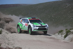 Esapekka Lappi and Janne Ferm, Skoda Motorsport Skoda Fabia R5