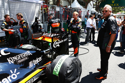 Виджей Маллья, владелец команды Sahara Force India F1 на стартовой решетке