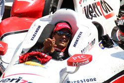 Race winner Juan Pablo Montoya, Team Penske Chevrolet