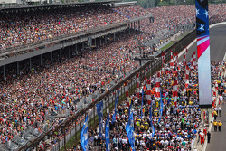 La parrilla antes de la carrera