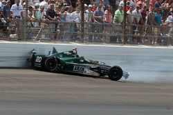 Ed Carpenter, CFH Racing Chevrolet crashes