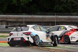 Стефано Комини, SEAT и Джанни Морбиделли, Honda – авария