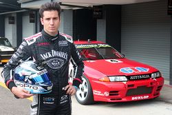 Rick Kelly in front of the R32 at Eastern Creek