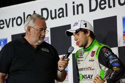 Ganador de la Carrera Carlos Muñoz, Andretti Autosport Honda