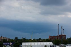 Nuvens de chuva em Detroit