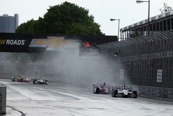 Acción durante la carrera