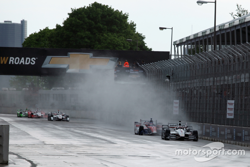 Acción durante la carrera