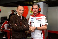 Claudio Domenicali und Paolo Ciabatti, Ducati Team