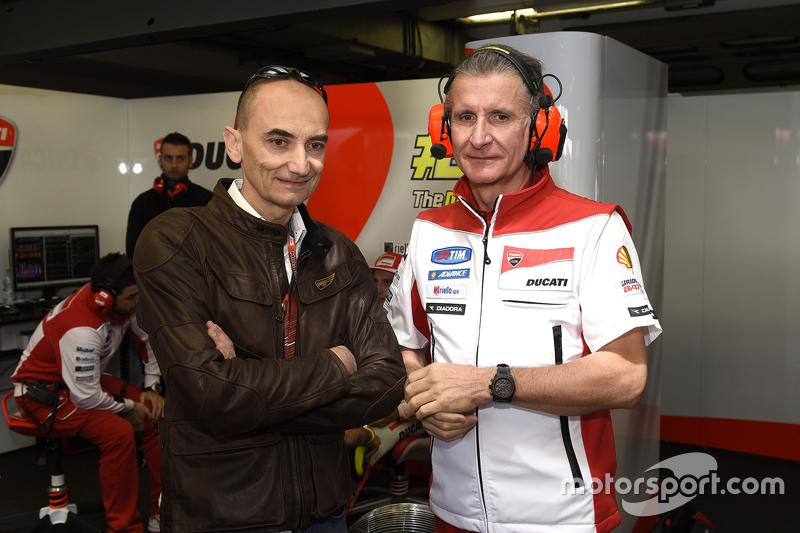 Claudio Domenicali, Ducati CEO and Paolo Ciabatti, Sporting Director Ducati Team