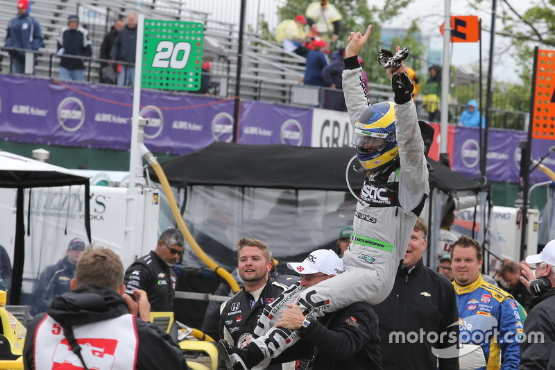 Le vainqueur Sébastien Bourdais, KV Racing Technology