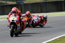 Andrea Iannone, Ducati Team, Marc Marquez, Repsol Honda Team e Andrea Dovizioso, Ducati Team