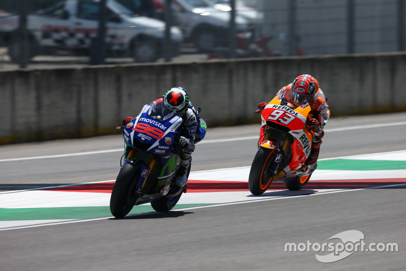Jorge Lorenzo, Yamaha Factory Racing y Marc Márquez, Repsol Honda Team
