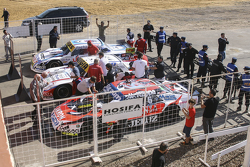 Los tres primeros: Guillermo Ortelli, JP Racing Chevrolet, Juan Manuel Silva, Catalan Magni Motorspo