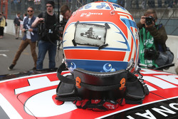 Helmet of Timo Scheider, Audi Sport Team Phoenix Audi RS 5 DTM