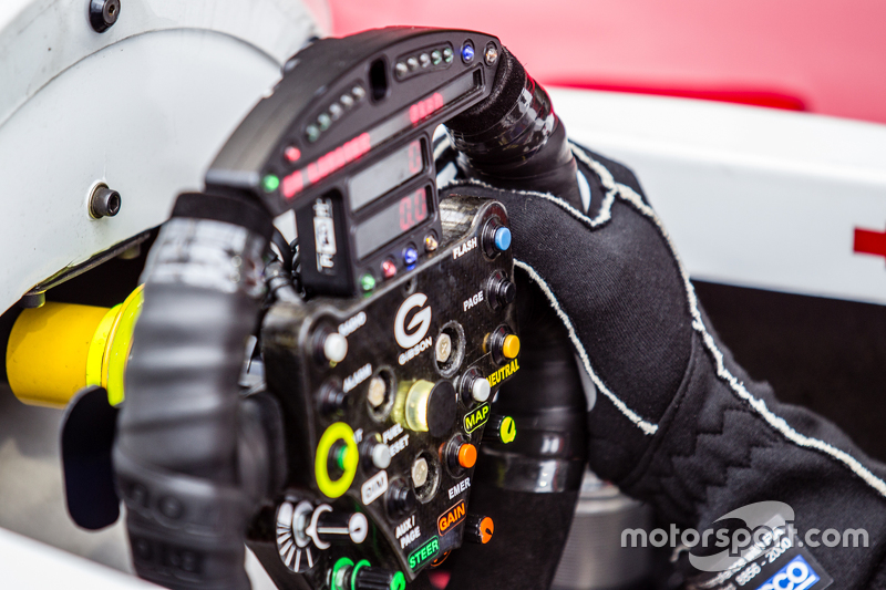 38 Jota Sport Gibson 015s Steering Wheel At 24 Hours Of Le Mans 38 Jota Sport Gibson 015s Steering Wheel
