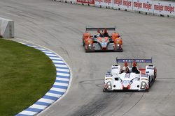 #54 CORE autosport Oreca FLM09: Jon Bennett, Colin Braun and #11 RSR Racing Oreca FLM09 Chevrolet: C