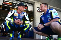 Alex Lowes, Voltcom Crescent Suzuki, et son ingénieur Pete Jennings