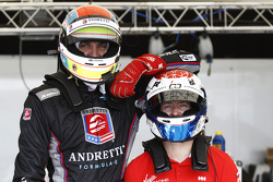 Justin Wilson, Andretti Autosport and Sam Bird, Virgin Racing
