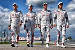 Sébastien Loeb, Jose Maria Lopez, Yvan Muller, Ma Qing Hua, Citroën C-Elysée WTCC, Citroën World Touring Car team