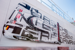 Porsche Takımı taşıyıcı ve logo / tabela