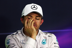 Second place Nico Rosberg, Mercedes AMG F1 in the FIA Press Conference