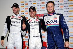 Facundo Ardusso, Equipo Fiat Petronas, Facundo Chapur, Equipo Fiat Petronas, y Agustín Canapino, Peugeot Total Argentina