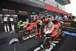 Davide Giugliano et Chaz Davies, Ducati Superbike Team