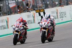 Michael Van der Mark et Sylvain Guintoli, Pata Honda