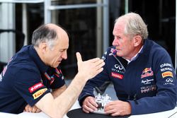 Franz Tost, Scuderia Toro Rosso Team Principal with Dr Helmut Marko, Red Bull Motorsport Consultant