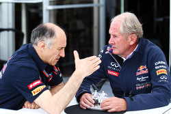 Franz Tost, Scuderia Toro Rosso-teambaas met Dr Helmut Marko, Red Bull Motorsport Consultant