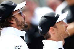 Fernando Alonso, McLaren with Jenson Button, McLaren