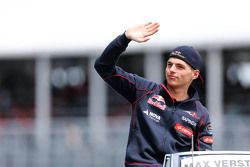 Max Verstappen, Scuderia Toro Rosso lors de la parade des pilotes