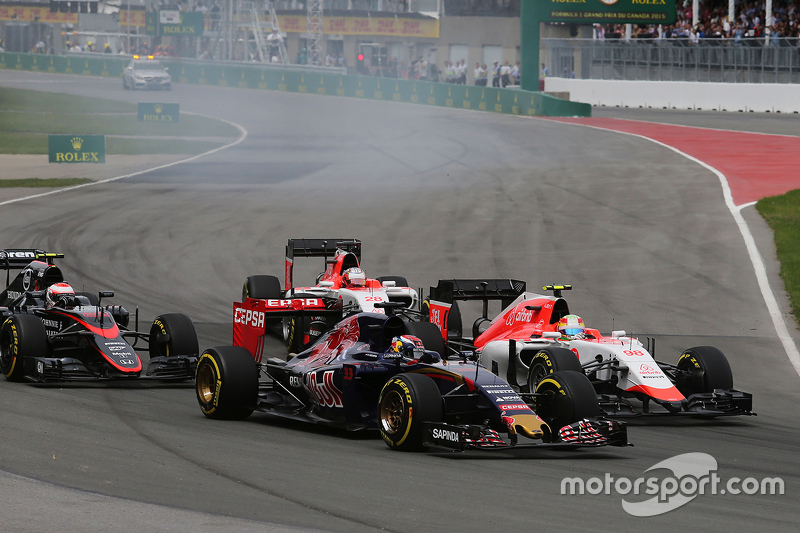 Max Verstappen, Scuderia Toro Rosso STR10, beim Start