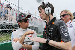 Sergio Pérez, Sahara Force India F1 con Tim Wright, Sahara Force India F1 Team ingeniero de carrera