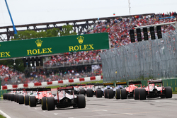 Max Verstappen, Scuderia Toro Rosso STR10 at the start of the race
