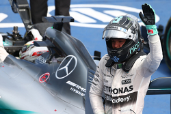 Podio: El segundo lugar de Nico Rosberg, de Mercedes AMG F1