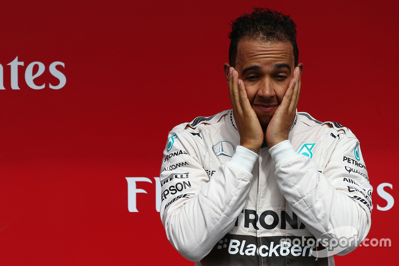 Podium: First place Lewis Hamilton, Mercedes AMG F2