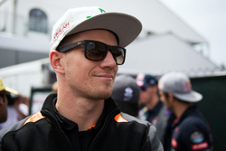 Nico Hulkenberg, Sahara Force India F1, lors de la parade des pilotes