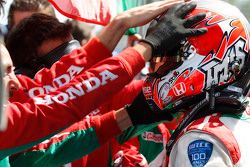 Il vincitore della gara Tiago Monteiro, Honda Civic WTCC, Honda Racing Team JAS