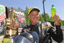 Pro Stock Bike winner Jerry Savoie