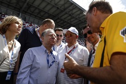 Президент FIA Жан Тодт, руководитель проекта Moscow Raceway Екатерина Бельцевич, президент РАФ Виктор Кирьянов