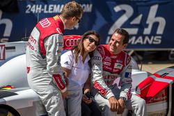 #7 Audi Sport Team Joest, Audi R18 e-tron quattro: Marcel Fässler, Benoit Tréluyer mit Leena Gade