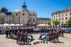 #30 Extreme Speed Motorsports Ligier JS P2: Scott Sharp, David Heinemeier Hansson, Ryan Dalziel and #31 Extreme Speed Motorsports Ligier JS P2: Ed Brown, Jon Fogarty, Johannes van Overbeek