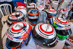 Nissan Motorsports: drivers helmets